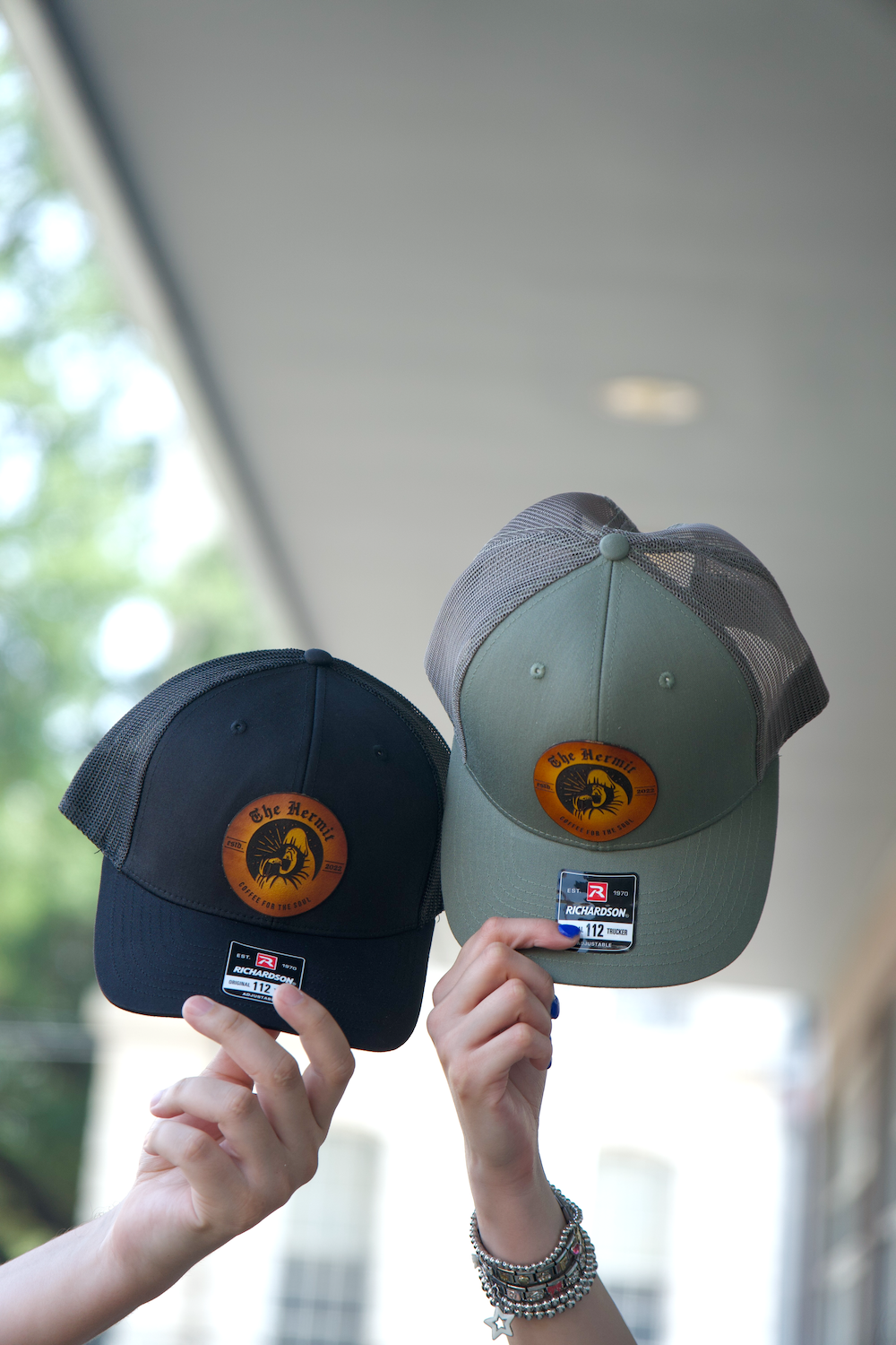 The Hermit Black and Green cap